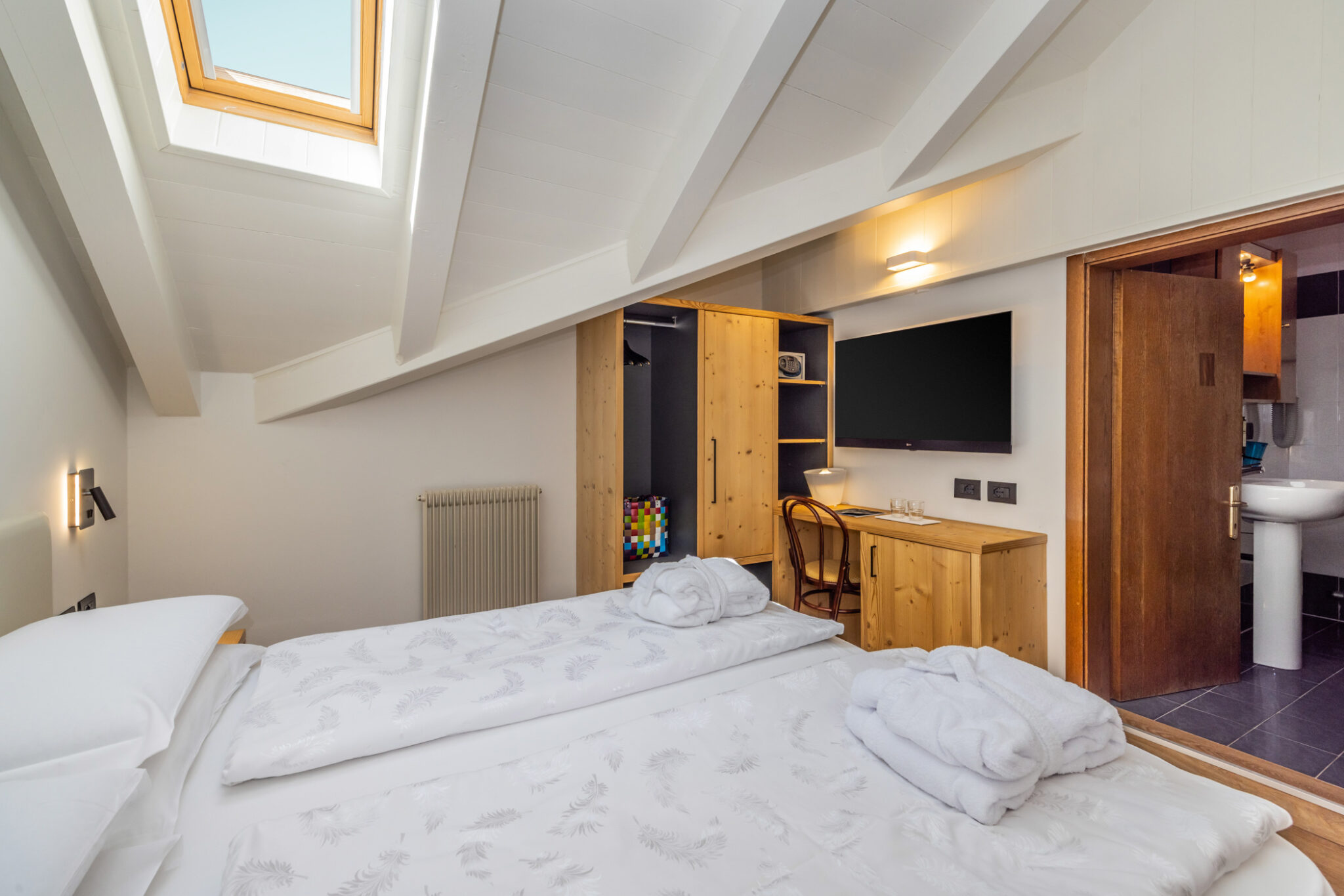 Camera doppia economy piccola ma confortevole