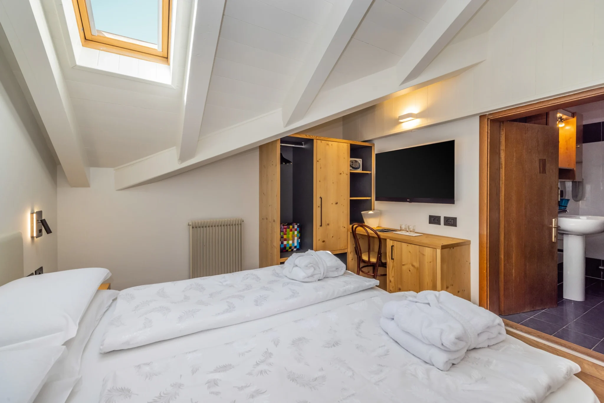 Camera doppia economy piccola ma confortevole